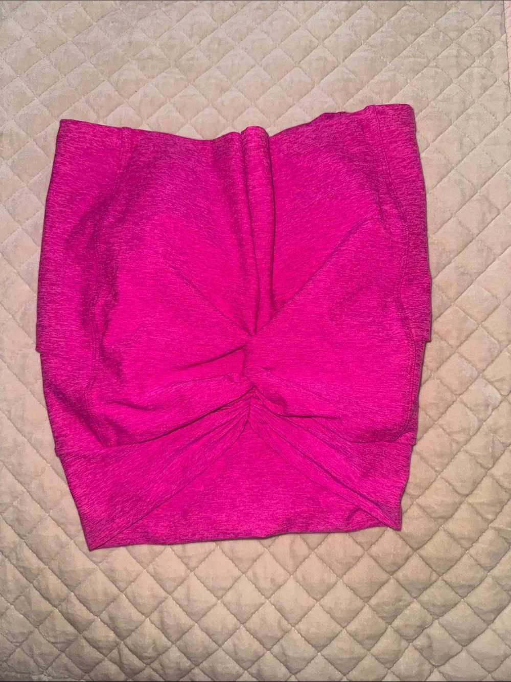 Bombshell Sportswear Neon Pink Berry High-Rise Vback Sculpting Shorts